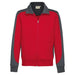Hakro Performance 477 Sweatjacke Contrast – rot