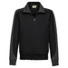 Hakro Performance 477 Sweatjacke Contrast – schwarz