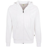 Hakro Premium 605 Kapuzen-Sweatjacke – weiß
