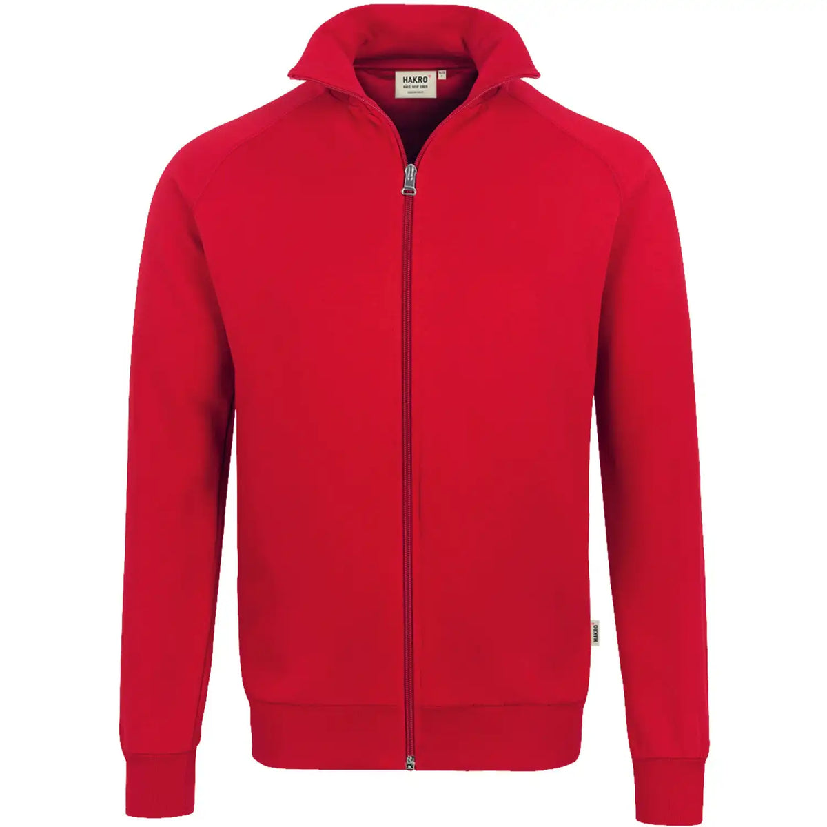 Hakro College 606 mit Reißverschluss Sweatjacke – rot