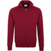 Hakro College 606 mit Reißverschluss Sweatjacke – weinrot