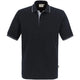 Hakro Casual 803 Contrast Polo-Shirt – schwarz