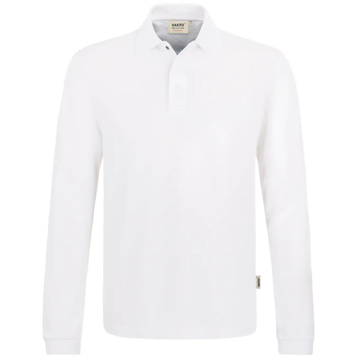Hakro HACCP-Performance 821 Longsleeve-Poloshirt – weiß