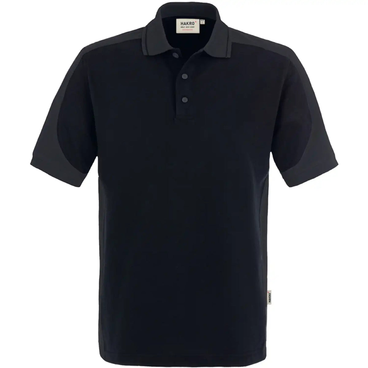 Hakro Performance Contrast 839 Polo-Shirt – schwarz