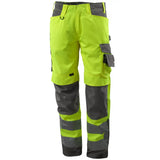 Mascot Kendal Safe Supreme Warnschutz-Hose – gelb/dunkelanthrazit