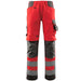 Mascot Kendal Safe Supreme Warnschutz-Hose – rot/dunkelanthrazit