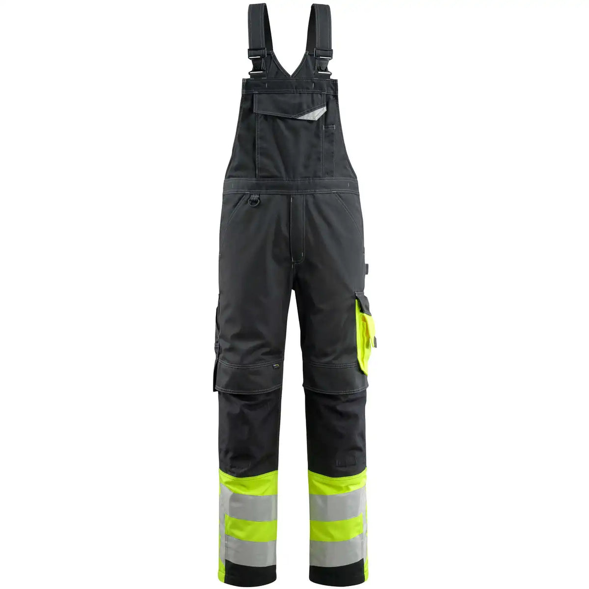 Mascot Sunderland Safe Supreme Warn-Latzhose – schwarz/gelb