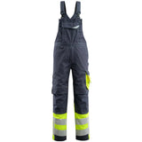 Mascot Sunderland Safe Supreme Warn-Latzhose – schwarzblau/gelb