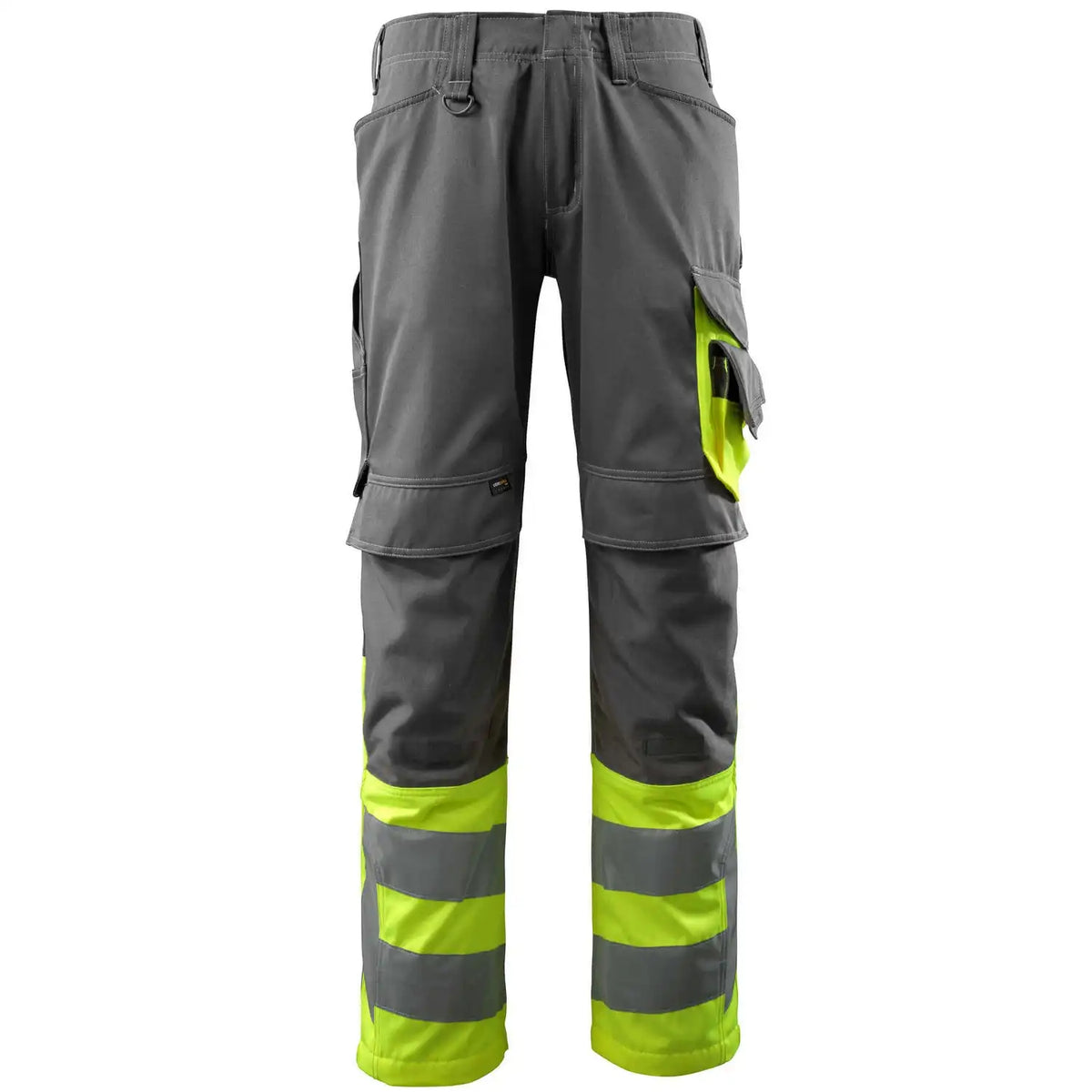 Mascot Leeds Safe Supreme Warnschutzhose – dunkelanthrazit/gelb