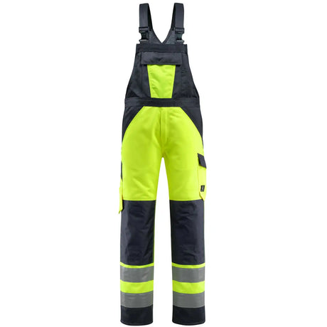 Mascot Gosford Safe Light Warnschutz Latzhose – gelb/schwarzblau