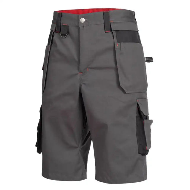 Nitras Motion TEX PRO FX Arbeitsshorts – grau/schwarz