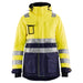 Blåkläder Damen 4472 Warnschutz Winterparka – gelb/marine