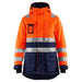 Blåkläder Damen 4472 Warnschutz Winterparka – orange/marine