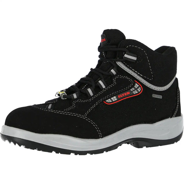 Elten Damen Maja GTX mid S3 Hochschuhe schwarz – schwarz