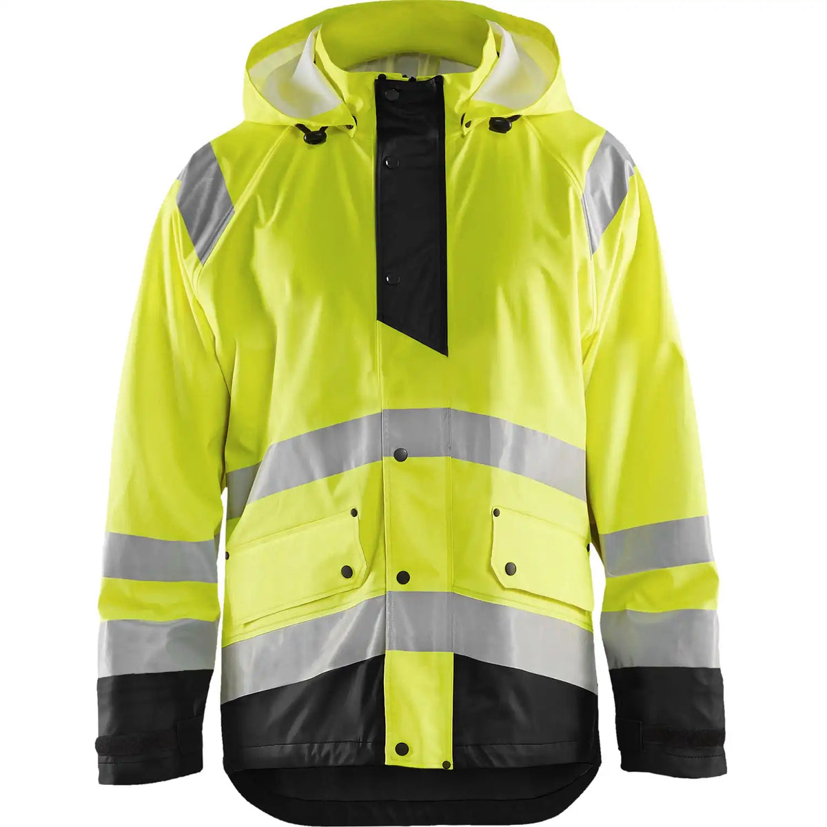 Blåkläder 4323 Warnschutz Regenjacke Level 1 – gelb/schwarz