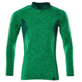 Mascot Coolmax Pro Accelerate Langarm-Poloshirt – grasgrün/grün