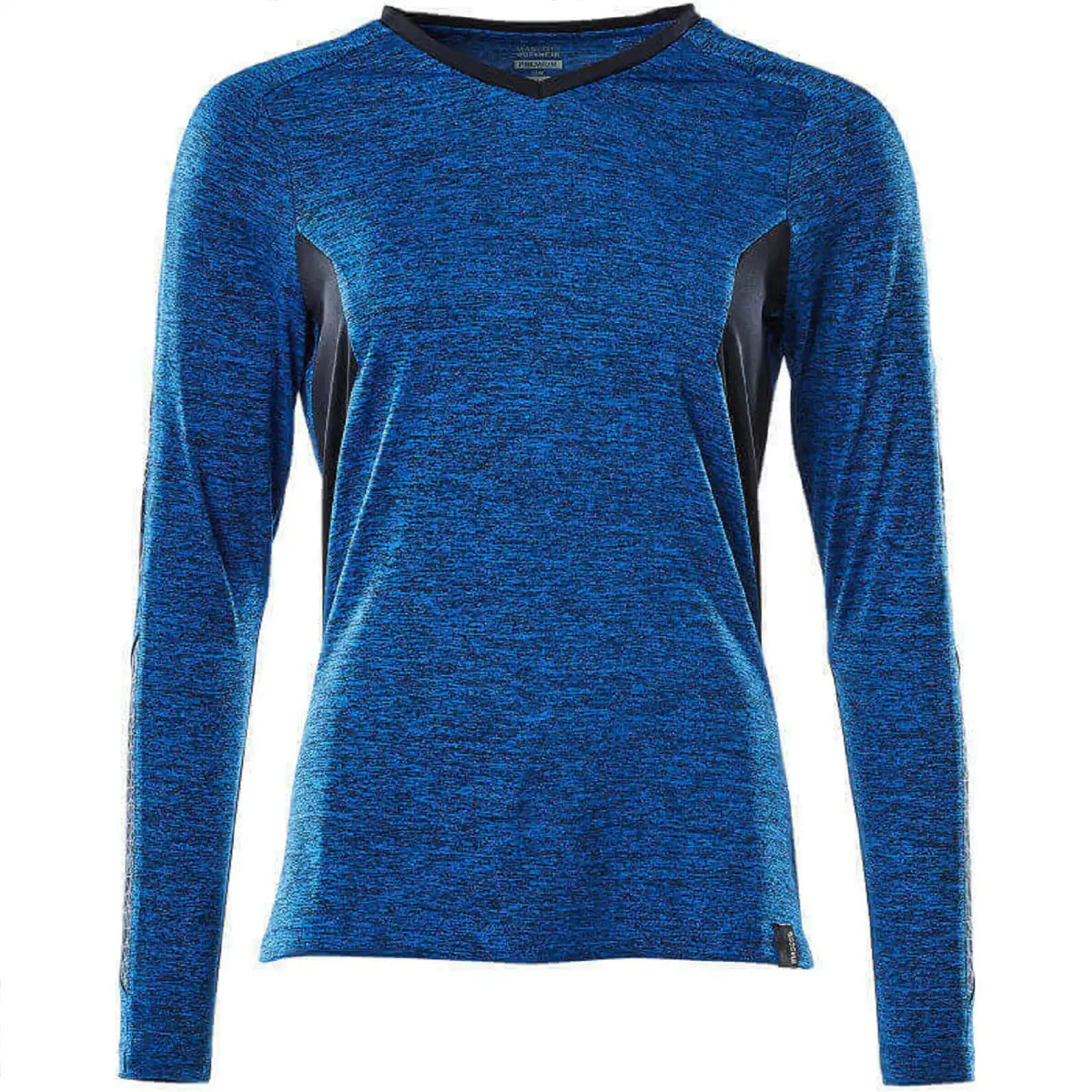 Mascot Damen Coolmax Pro Accelerate Langarmshirt – azurblau/schwarzblau