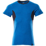 Mascot Accelerate 100% Baumwolle T-Shirt – azurblau/schwarzblau