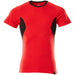 Mascot Accelerate 100% Baumwolle T-Shirt – verkehrsrot/schwarz