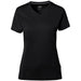 Hakro Damen COTTON-TEC 169 T-Shirt – schwarz
