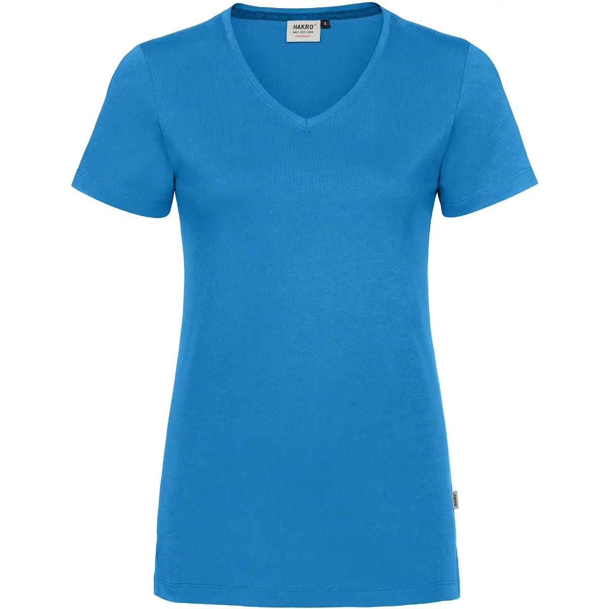 Hakro Damen COTTON-TEC 169 T-Shirt – malibu-blue