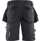 Blåkläder 1988 X1900 Stretch Handwerker-Shorts – dunkelgrau/schwarz