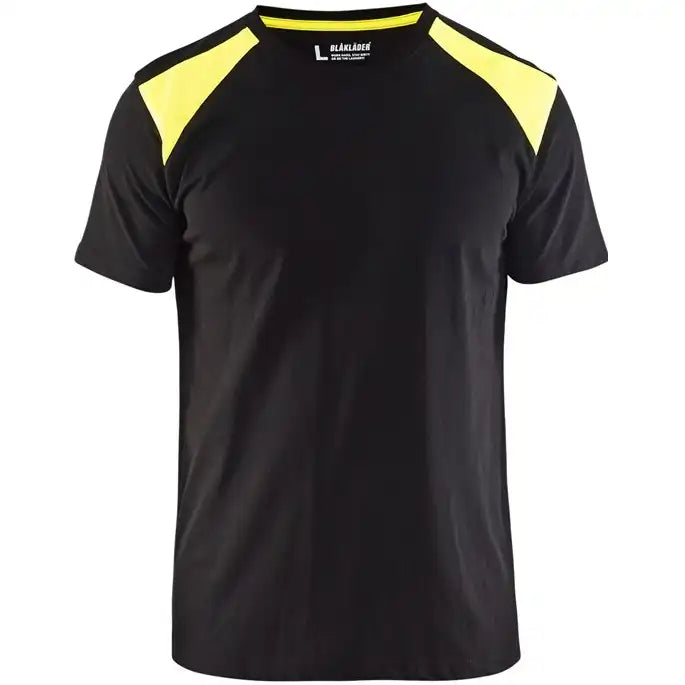 Blåkläder 3379 T-Shirt – schwarz/gelb