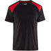 Blåkläder 3379 T-Shirt – schwarz/rot