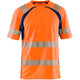 Blåkläder 3397 Warnschutz T-Shirt m. UV-Schutz – orange/marine