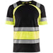 Blåkläder 3421 Warnschutz T-Shirt – schwarz/gelb