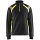 Blåkläder 3432 Zip-Sweatshirt – schwarz/gelb