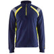 Blåkläder 3432 Zip-Sweatshirt – marine/gelb