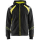 Blåkläder 3433 Kapuzen-Sweatjacke – schwarz/gelb