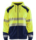 Blåkläder 3546 Warnschutz Kapuzen-Sweatshirt – gelb/marine