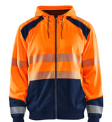 Blåkläder 3546 Warnschutz Kapuzen-Sweatshirt – orange/marine