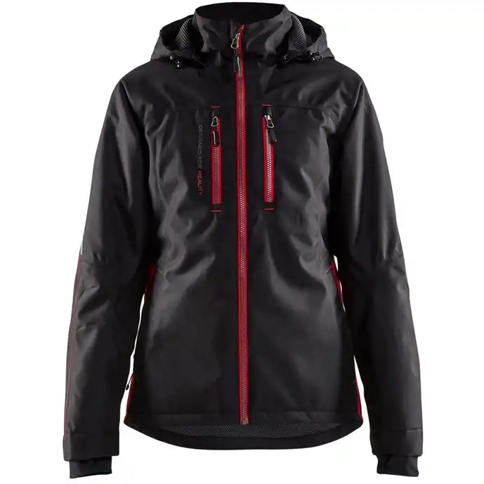 Blåkläder Damen 4972 Funktionsjacke – schwarz/rot