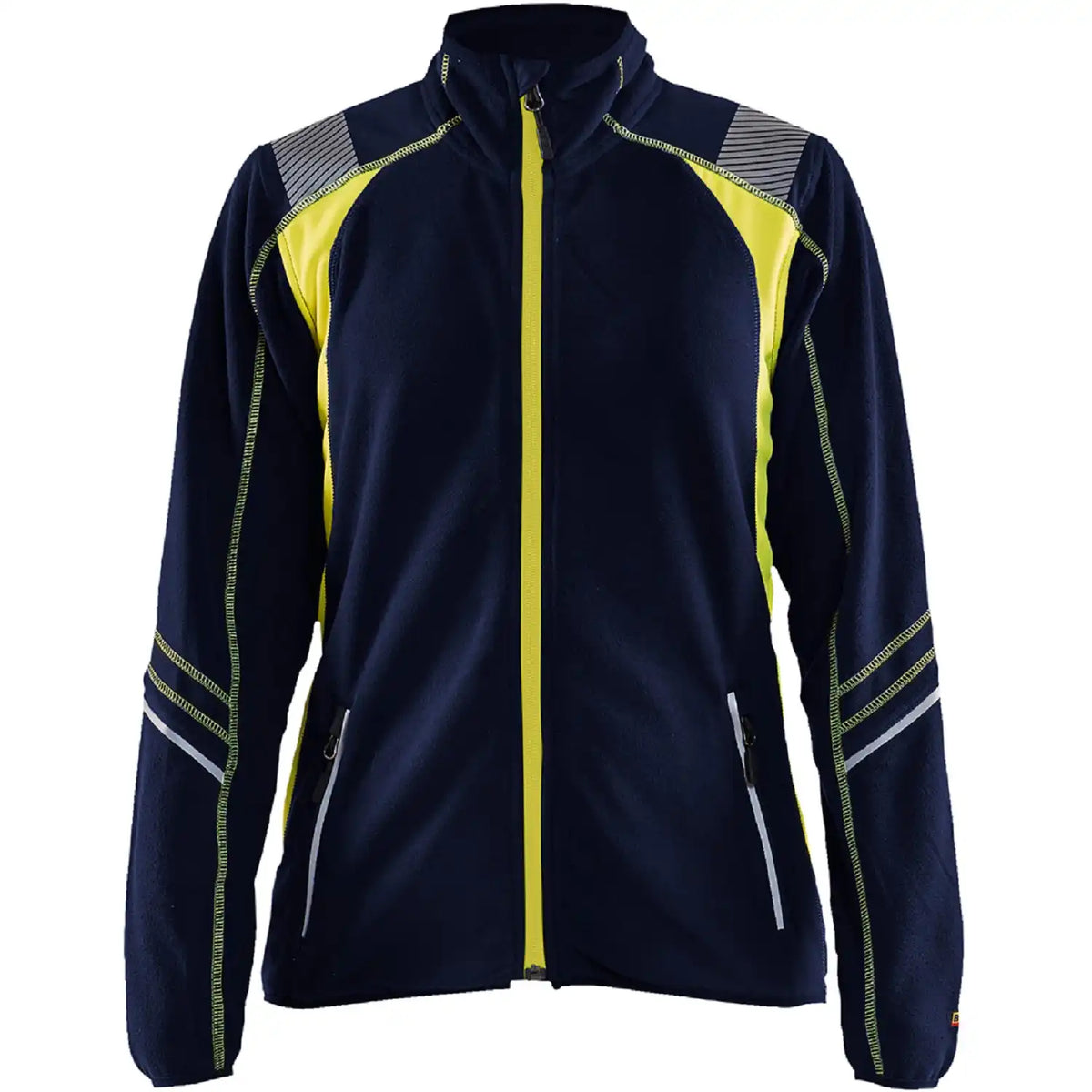 Blåkläder Damen 4973 Microfleece Jacke – marine/gelb
