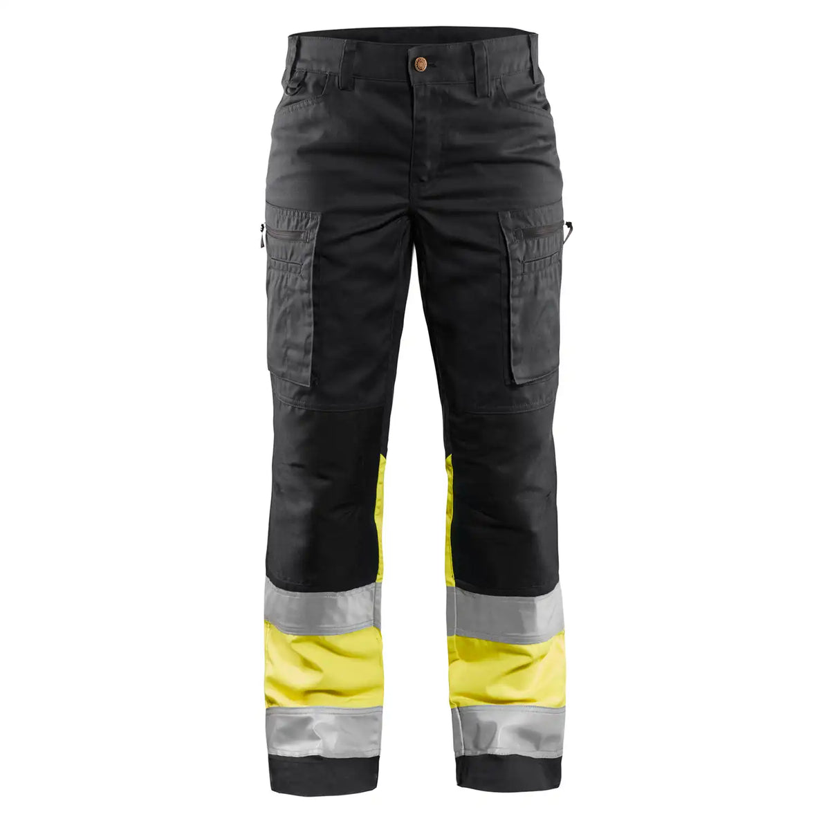 Blåkläder Damen 7161 Warnschutz Bundhose – schwarz/gelb