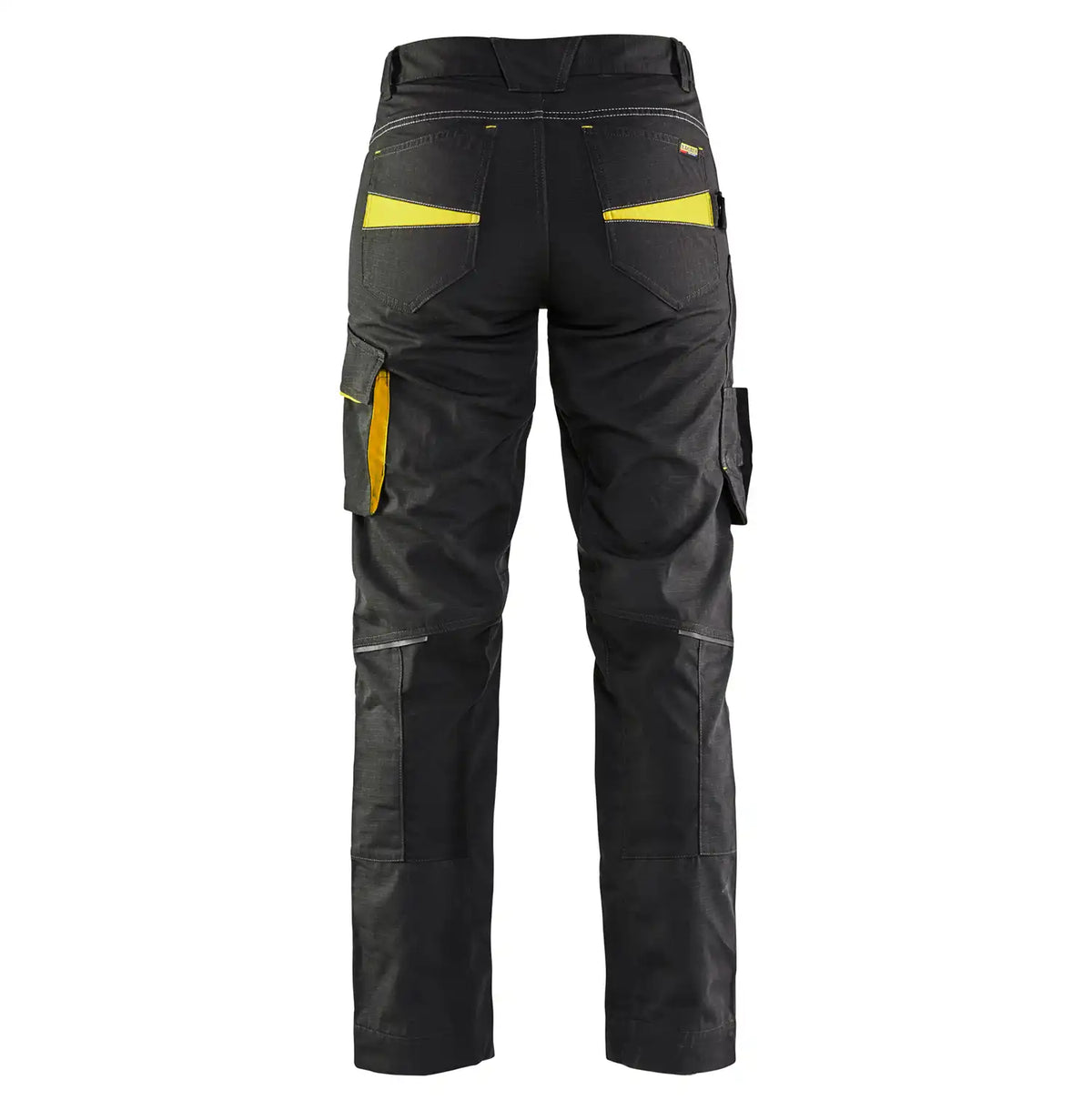 Blåkläder Damen 7195 Stretch Servicehose – schwarz/gelb