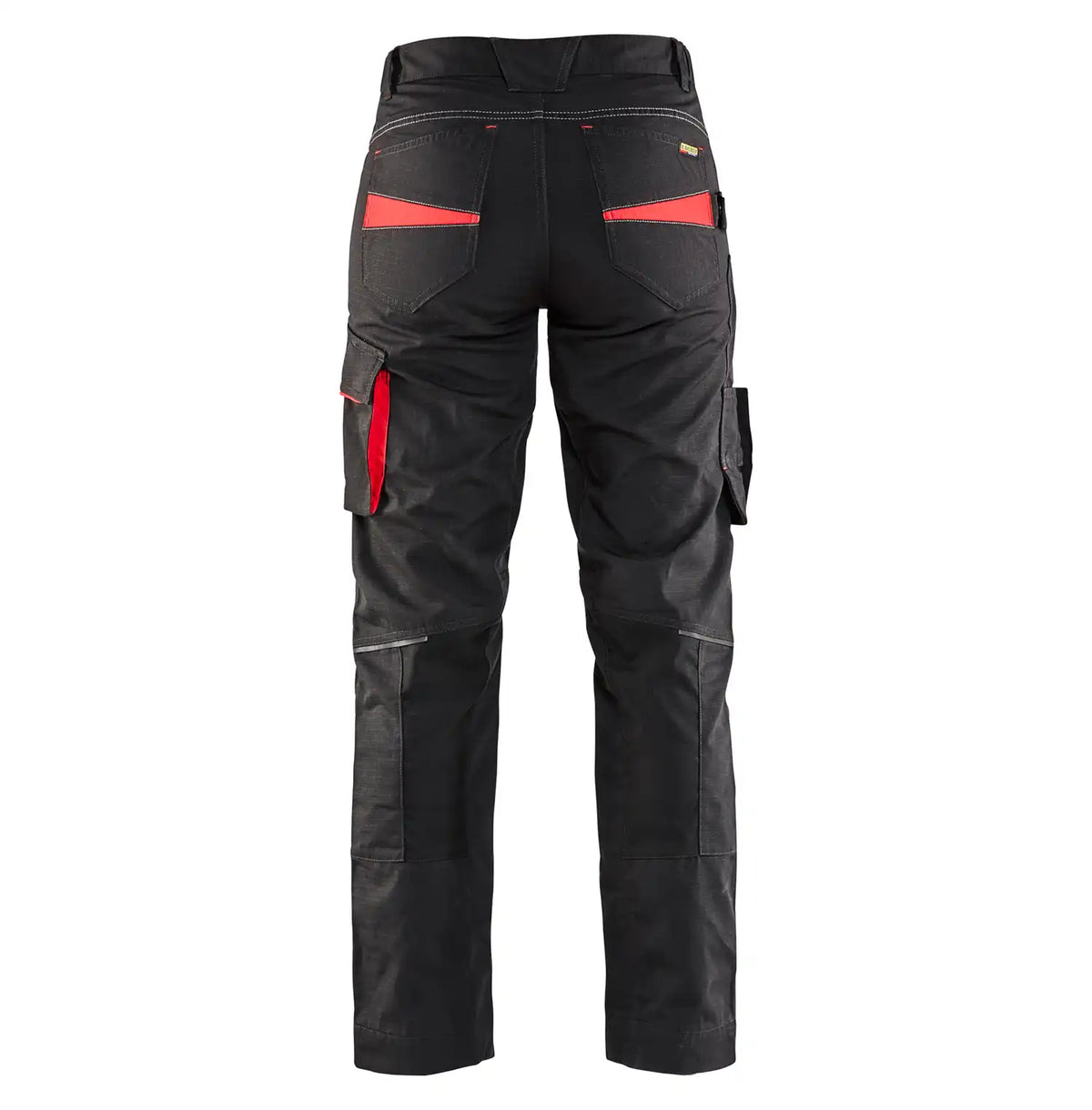 Blåkläder Damen 7195 Stretch Servicehose – schwarz/rot