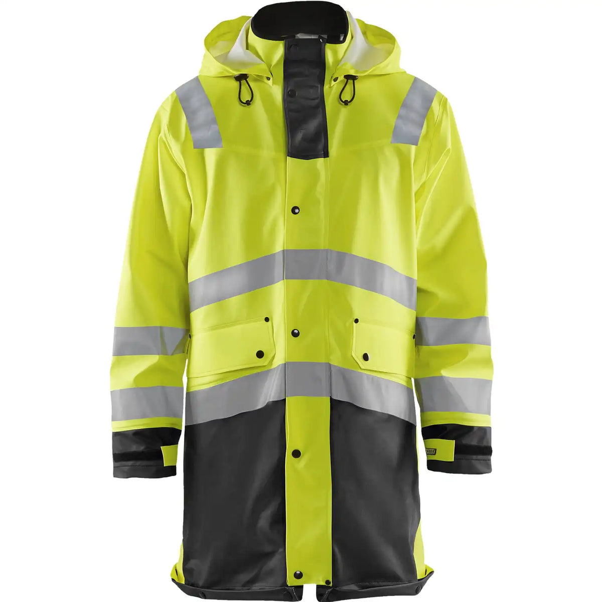 Blåkläder 4326 Warnschutz Regenmantel Level 3 – gelb/schwarz
