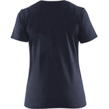 Blåkläder Damen 3479 T-Shirt – dunkelmarine/schwarz