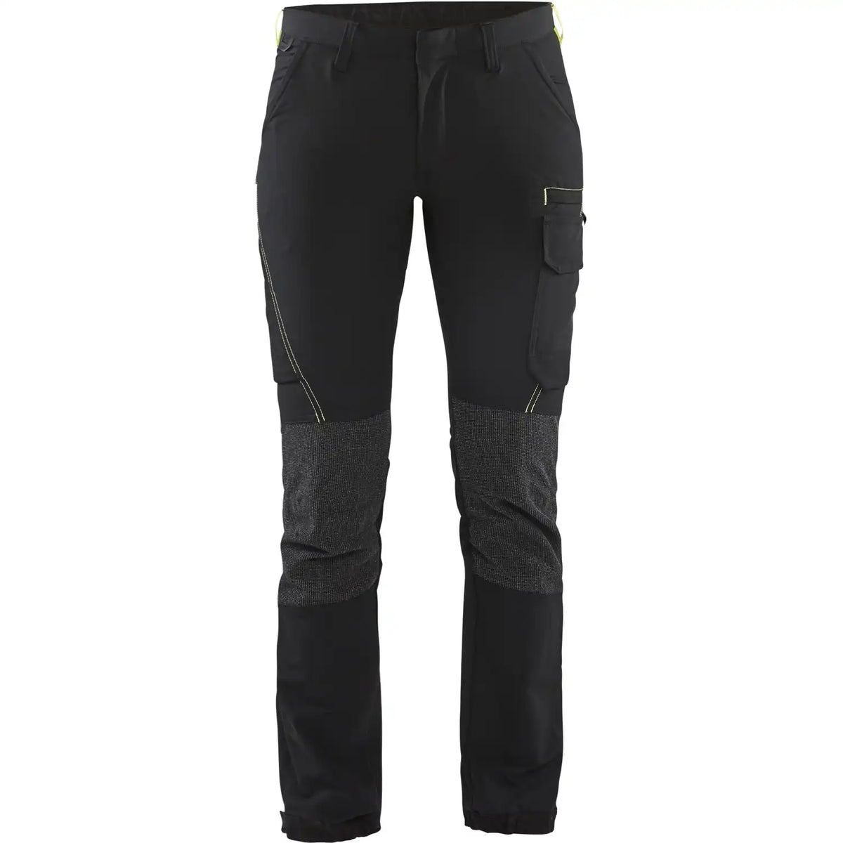 Blåkläder Damen 7122 Stretch Servicehose – schwarz/gelb