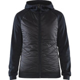 Blåkläder Damen 3464 Hybrid Sweatjacke – dunkelmarine/schwarz
