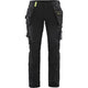 Blåkläder Damen 7192 Stretch Handwerkerhose – schwarz/gelb