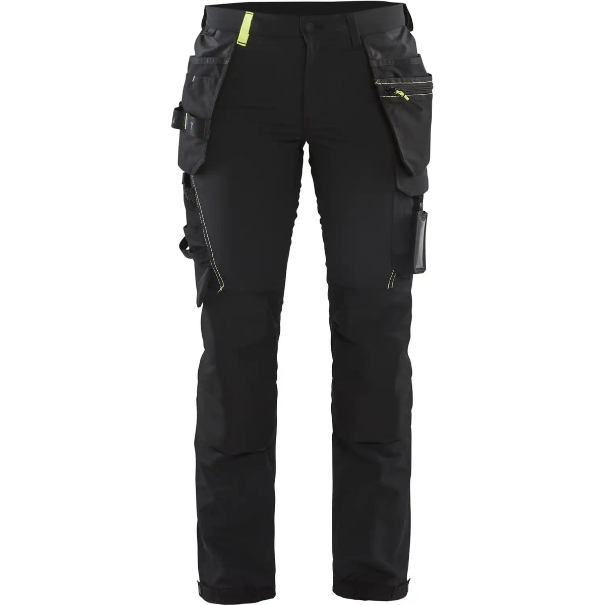 Blåkläder Damen 7192 Stretch Handwerkerhose – schwarz/gelb