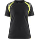 Blåkläder Damen 3402 T-Shirt – schwarz/gelb