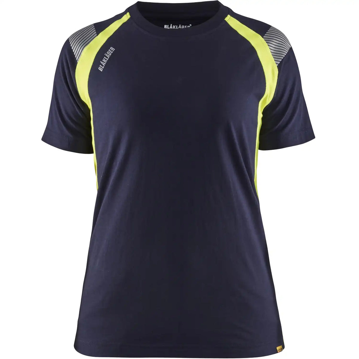 Blåkläder Damen 3402 T-Shirt – marine/gelb