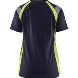 Blåkläder Damen 3402 T-Shirt – marine/gelb