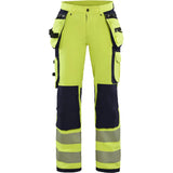 Blåkläder Damen 7197 Warnschutz Stretch Handw.hose – gelb/marine
